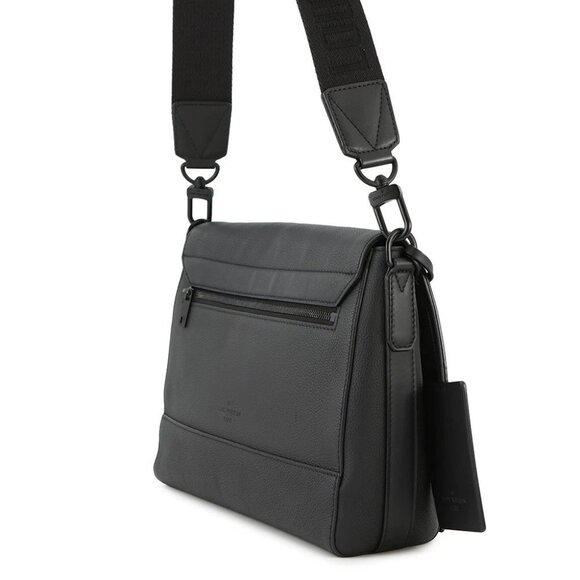 LOUIS VUITTON takeoff messenger Grain Leather Noir - Picture 3 of 16